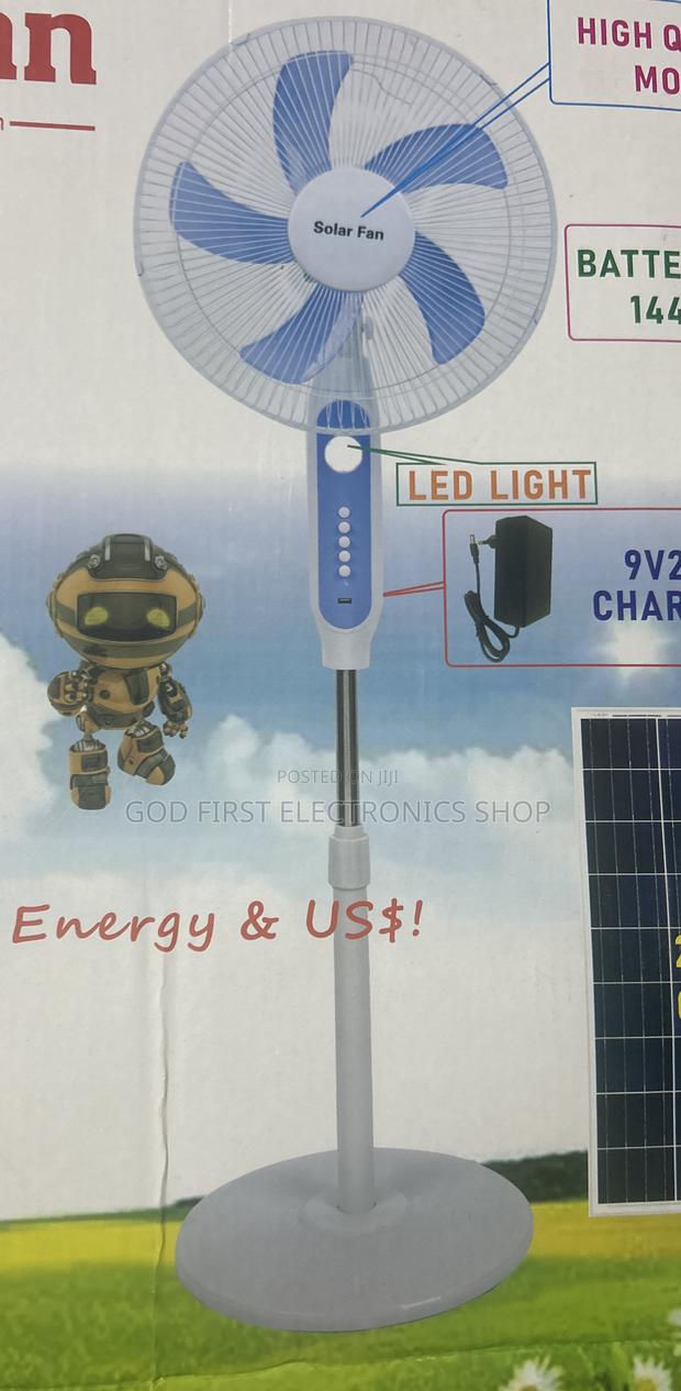 Solar Fan Fast Charging photo 4