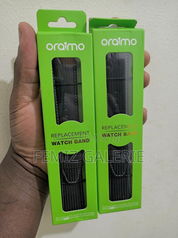 Oraimo Watch Strap 34 Cow Leather Carbon Fiber Pattern Strap · Photo 4