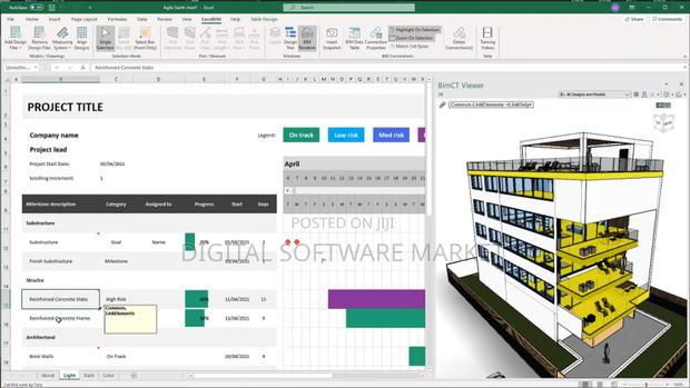 Cellbim Bring 2d 3d to Ms Excel · Photo 4