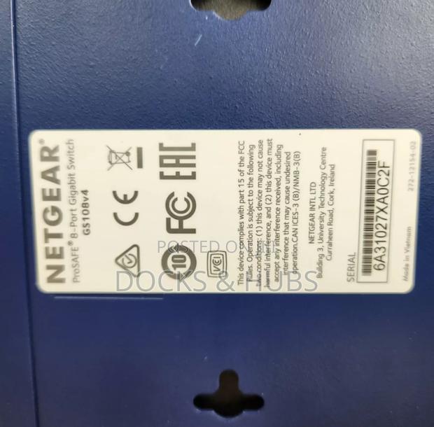 Netgear 8-Port Gigabit Ethernet Unmanaged Switch (Gs108) photo 5