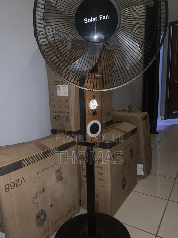 Multipurpose Rechargeable Solar Fans