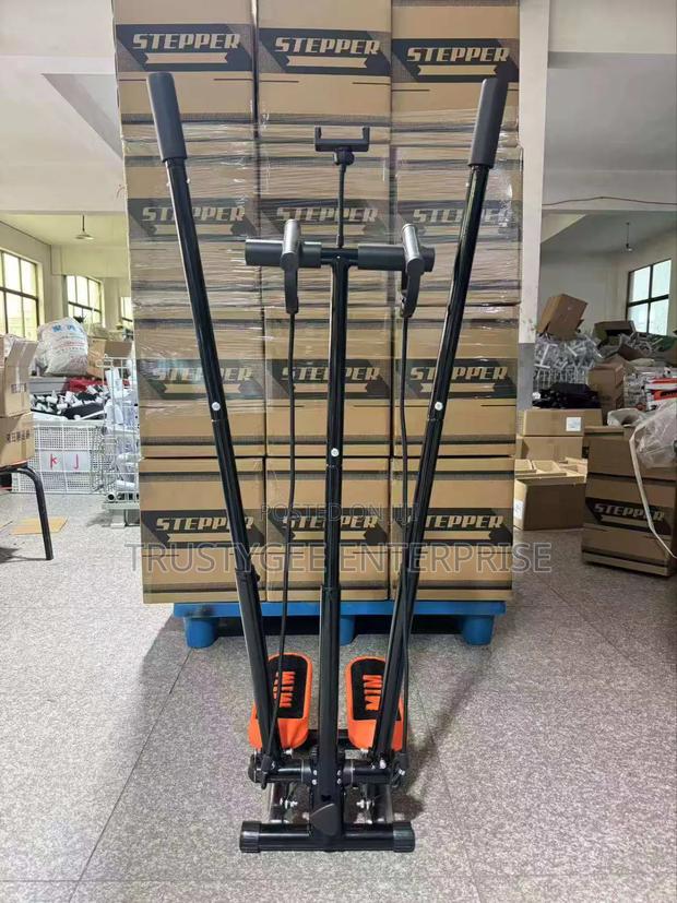 Stepper With Handles, Phone Holder and Drawstrings.