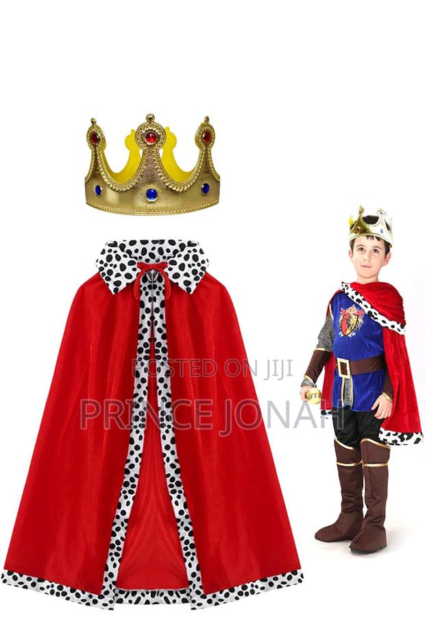 King Costume for Kids Role Play, Halloween 80/140cm · Photo 4