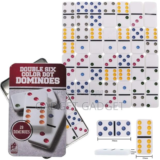 Generic Double Six Dot Dominoes (28 Dominoes)