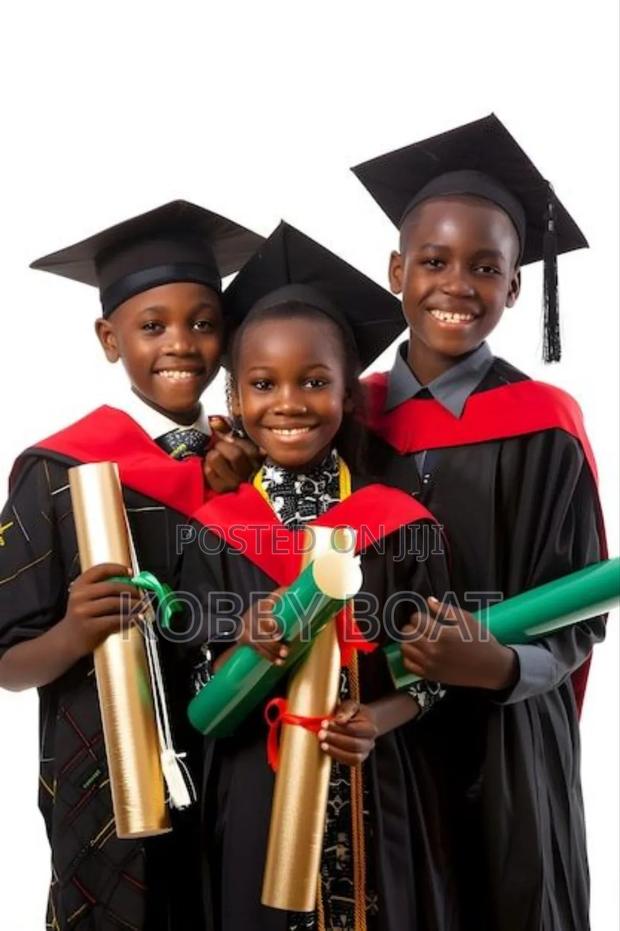 Graduation Gown Robe for Kids Children photo 6