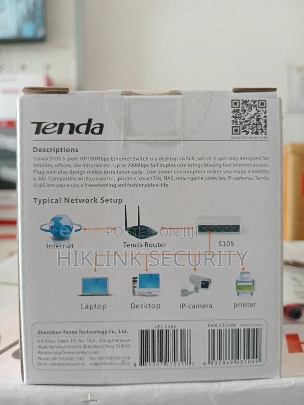 Tenda Network Switch 5port photo 2