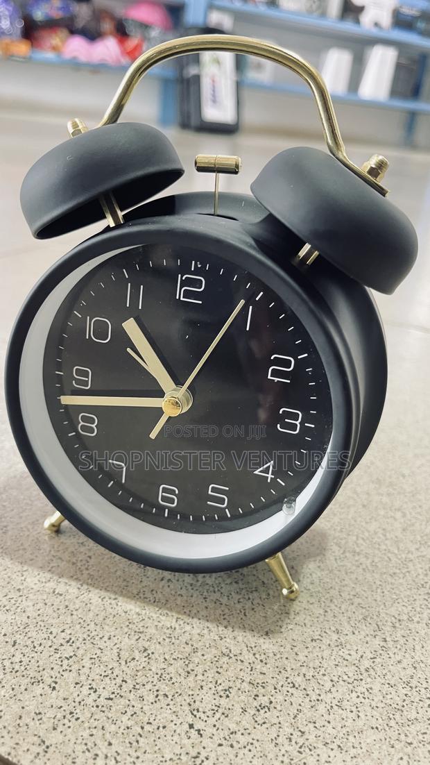 Desk Alarm Clock Black photo 2
