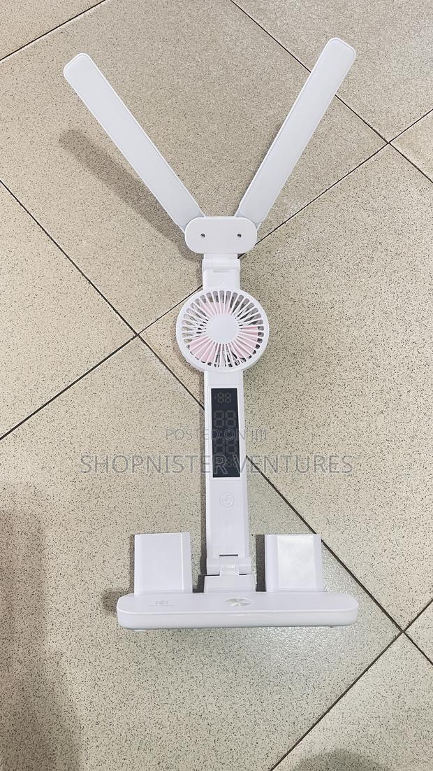 Led Digital Clock Fan and Clock Desk Lamp photo 3