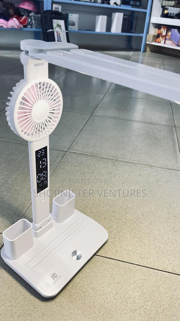 Led Digital Clock Fan and Clock Desk Lamp photo 7