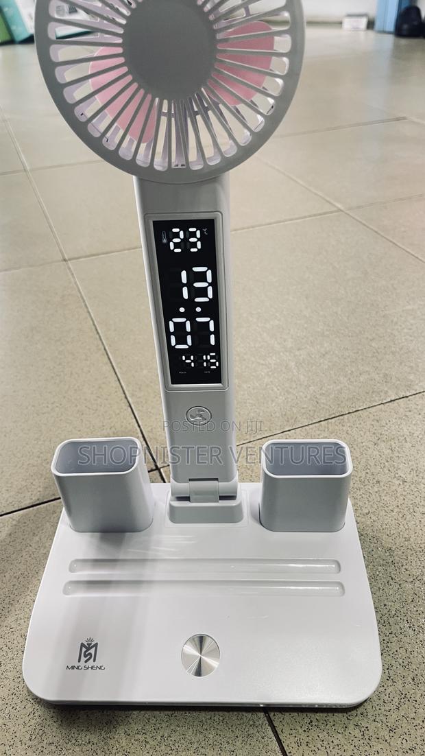 Led Digital Clock Fan and Clock Desk Lamp photo 9