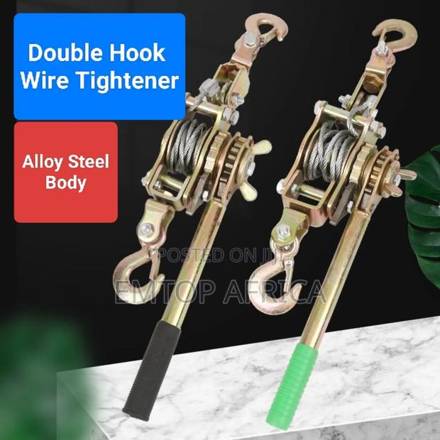 Powerful 4t Anti-Drop Double Hook Wire Tightener -Heavy Duty photo 2