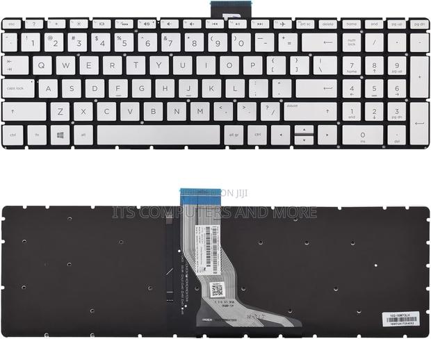 Hp 15-Bs Silver Backlight Keyboard · Photo 1