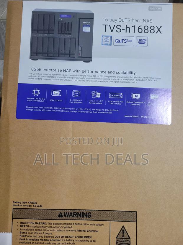 Qnap Tvs-h1688x 16-bay Nas · Photo 2
