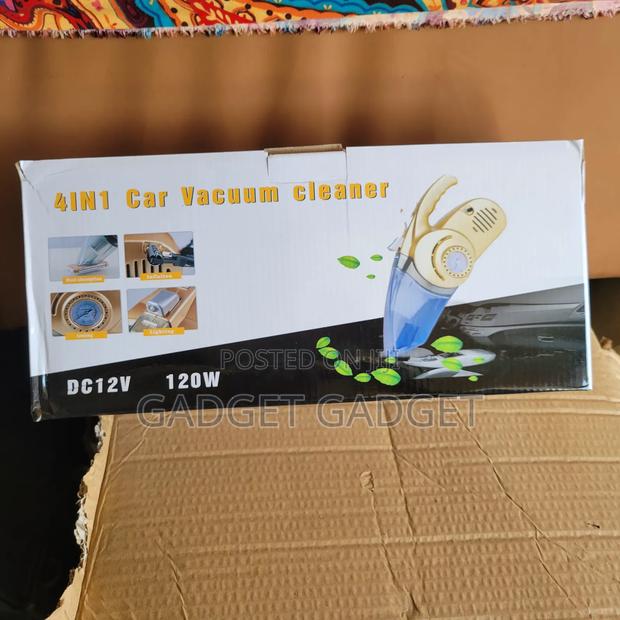 Portable Car Vacuum Cleaner & Tire Pump 4 In 1 photo 2