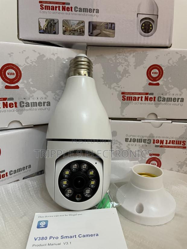 Color Wifi Bulb Securuty Camera