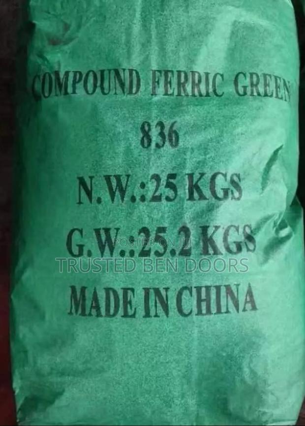 Green Color Pigment Iron Oxide 25kg Bag For Construction