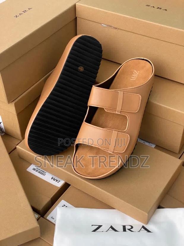 Zara Sandals Brown Leather · Photo 4