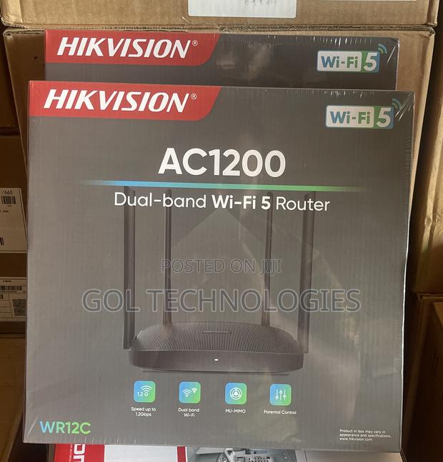 Ac1200 Dual Band Wifi 5 Router Hikvision Wr12c High Speed · Photo 3