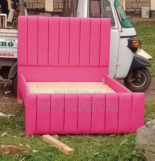 Baby Pink Double Bed Frame · Photo 2