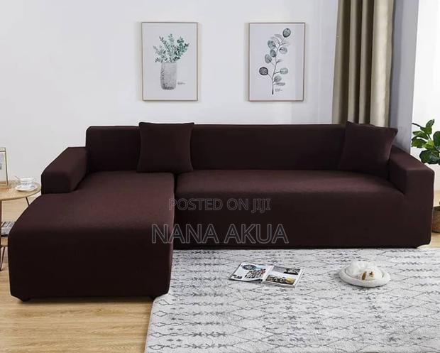 L Shape Sofa Cover photo 3