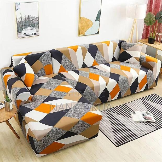L Shape Sofa Cover photo 4