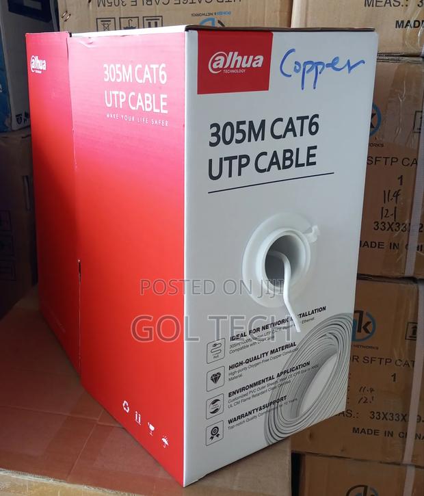 Dahua Cat6 Full Copper Cable 305m Utp Pfm920i-6un-C 1000ft · Photo 3