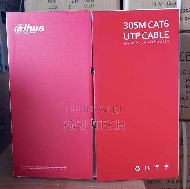 Dahua Cat6 Full Copper Cable 305m Utp Pfm920i-6un-C 1000ft · Photo 4