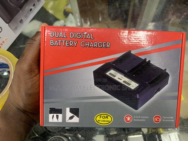 Dual Digital Battery Charger for Canon Panasonic Camcorder · Photo 2