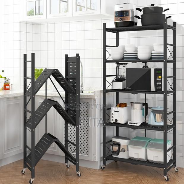 Foldable Metal Kitchen Rack photo 2