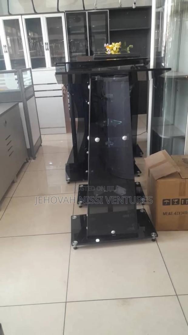 Black Glass Pulpit