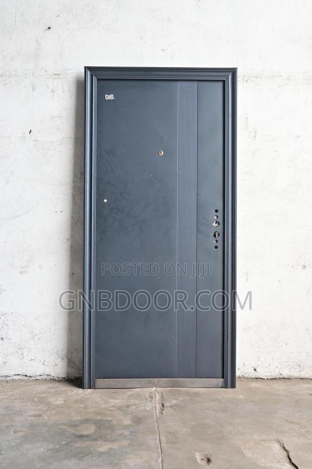 Modern Apartment Door G508 Metal Door Gray Color photo 2