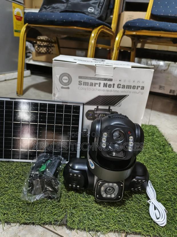 V380 4g Smart Net Solar With 3 Screen Camera