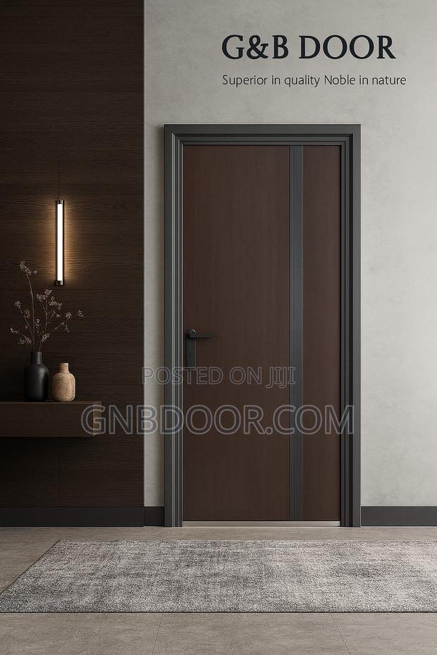 Gs-04 Wooden Surface Design Security Door Metal Door Turkey photo 2