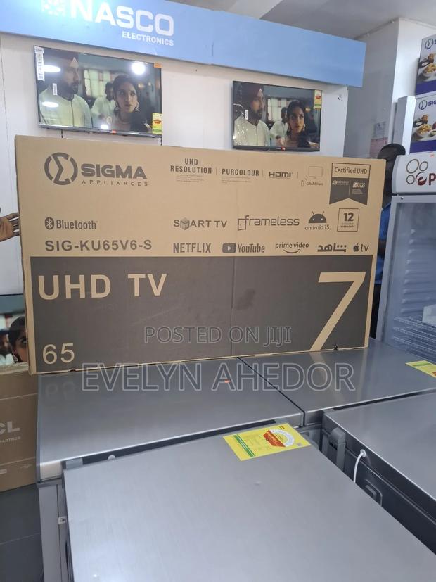 Quality Sigma 65 Inches Smart Tv Uhd Android Available · Photo 4