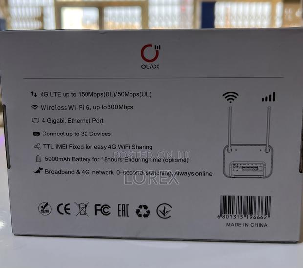 Olax Universal Sim Router Ax8 Pro 4g Lte 300mbps · Photo 4