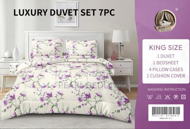 Premium Quality 100% Cotton 7pcs Duvets Set Available photo 4