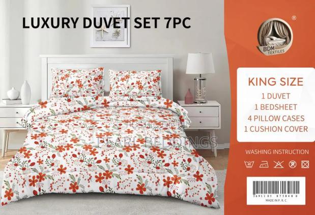 Premium Quality 100% Cotton 7pcs Duvets Set Available photo 7