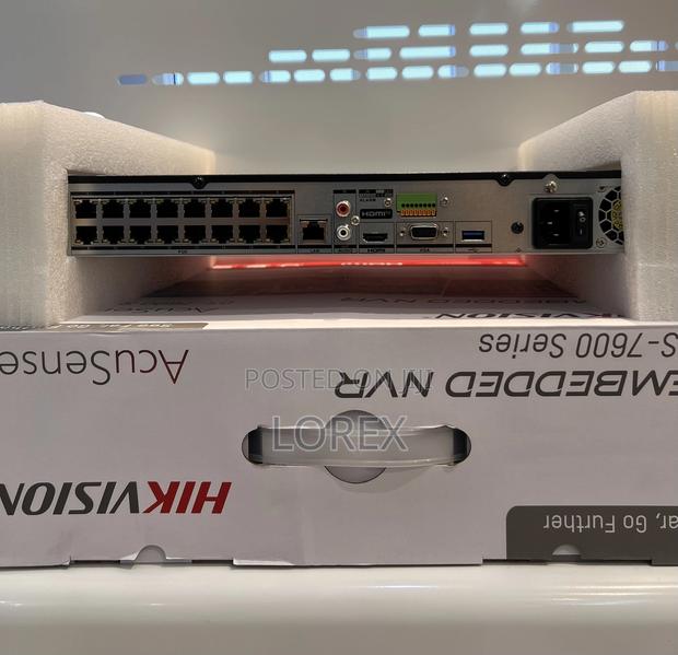 Hikvision 32ch 16p Poe NVR Acusense /8mp 7632nxi-/16p(D) · Photo 4