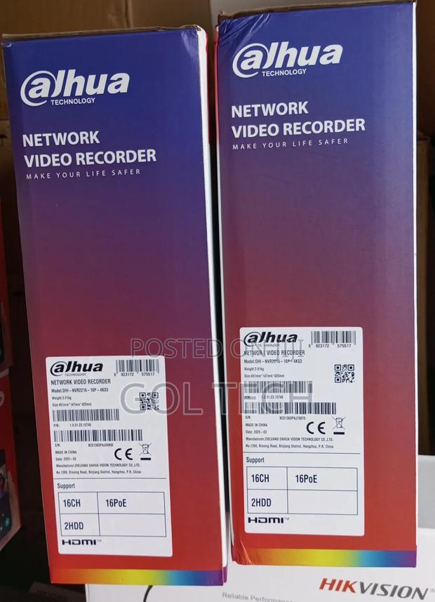Dahua 16ch Poe NVR Dh-Nvr2216-16p-4ks3 16poe Upto 8mp · Photo 4