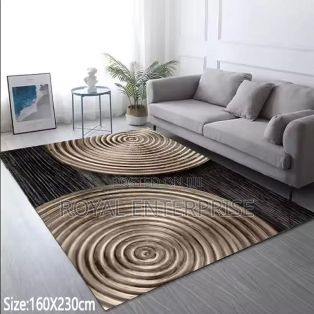 Hot Sale Black and Gold 3d Carpet for Living Room (160/230cm · Photo 2
