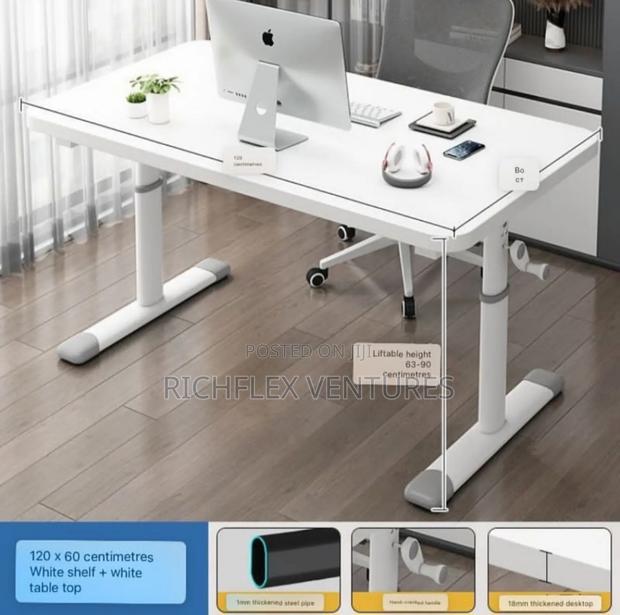 Manual Height Adjustable Office Study Desk · Photo 2