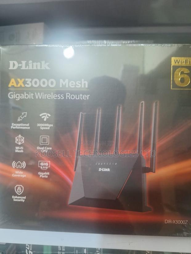 Dlink Ax3000 Mesh Gigabit Wireless Router Dir-X3000z Wifi 6 · Photo 2