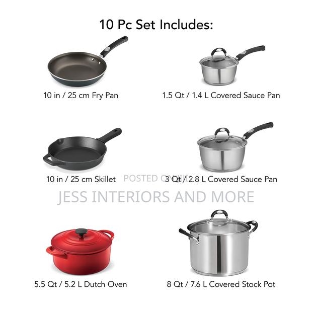 Tramontina 10-Piece Multi-Material Cookware Set photo 6