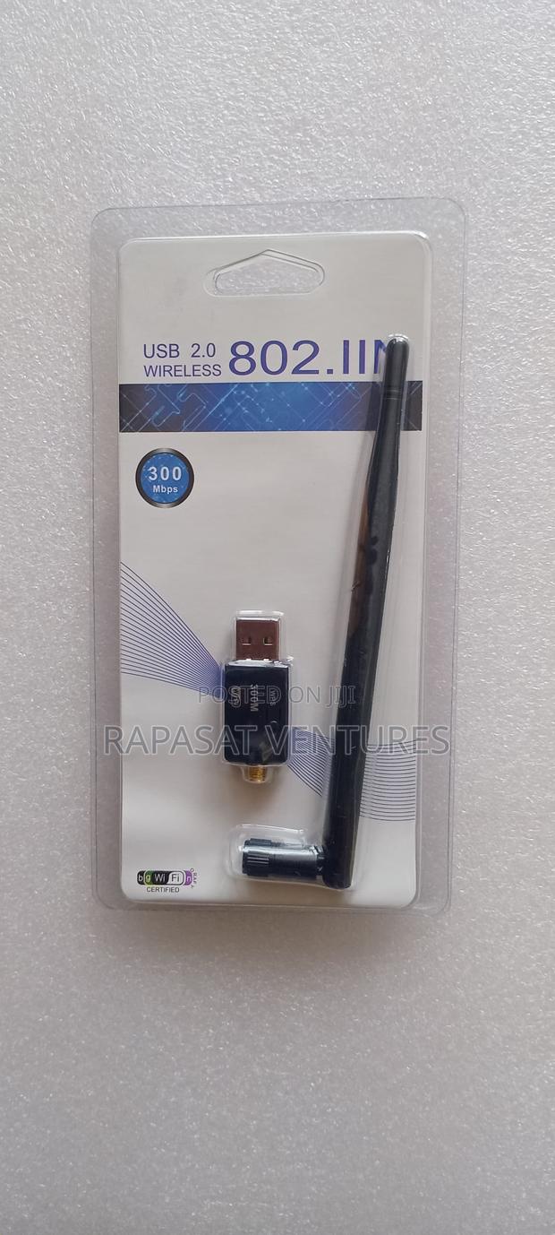 Usb Wireless Adapter With Antenna 300mbps · Photo 2