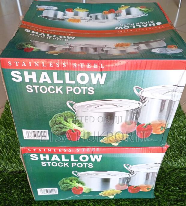 Brand New Four Pieces Shallow Stock Pots photo 2