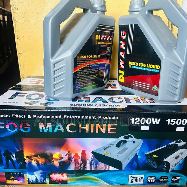 Fog / Smoke Machine [1500w] and Liquid Set · Photo 4