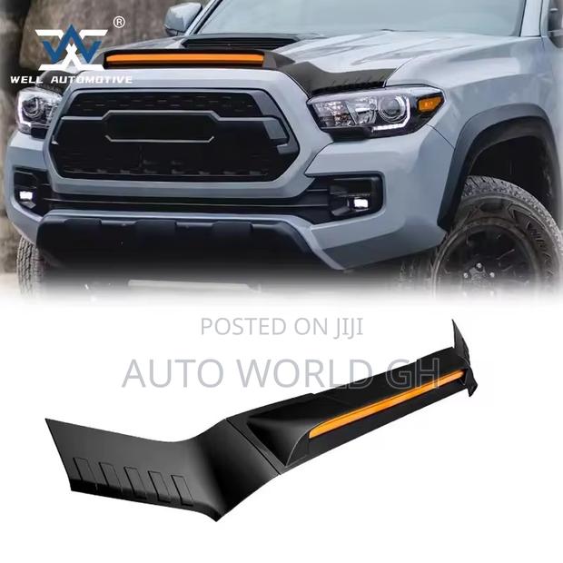 Toyota Tacoma Bonnet Hood Shield Protector Lights 2016-2023