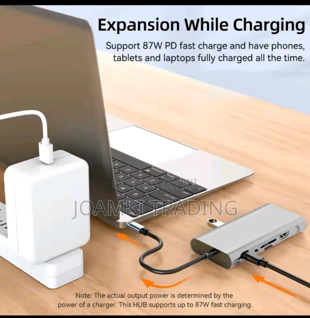 11 in 1 Usb C Hub 3.0 Splitter 4 Laptop, Vga/Hdmi/Rj45/Sd/Pd photo 7