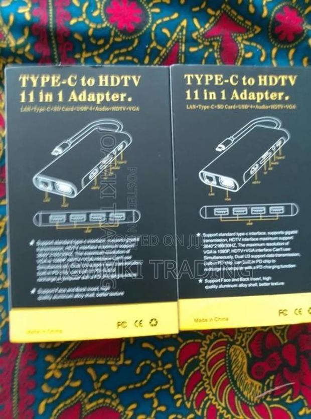 11 in 1 Usb C Hub 3.0 Splitter 4 Laptop, Vga/Hdmi/Rj45/Sd/Pd photo 11