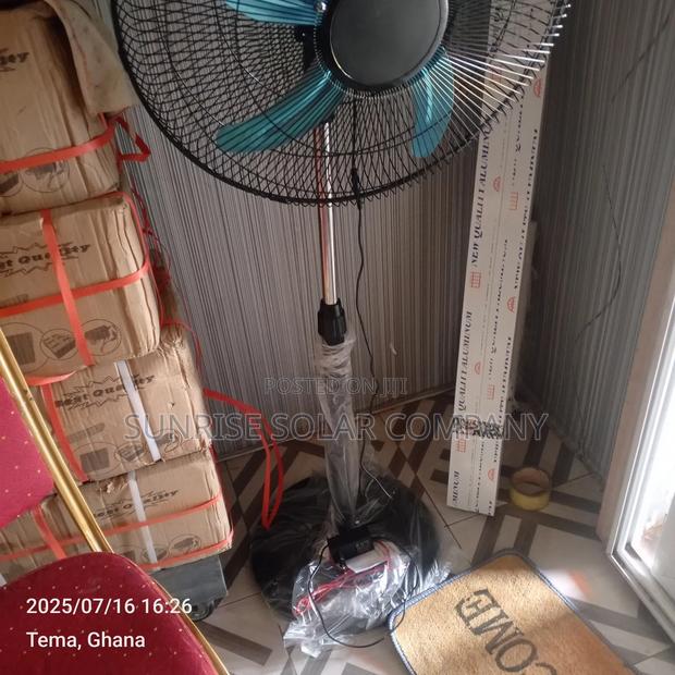 Solar Dc Stand Fan 12v 18 Inchs photo 2